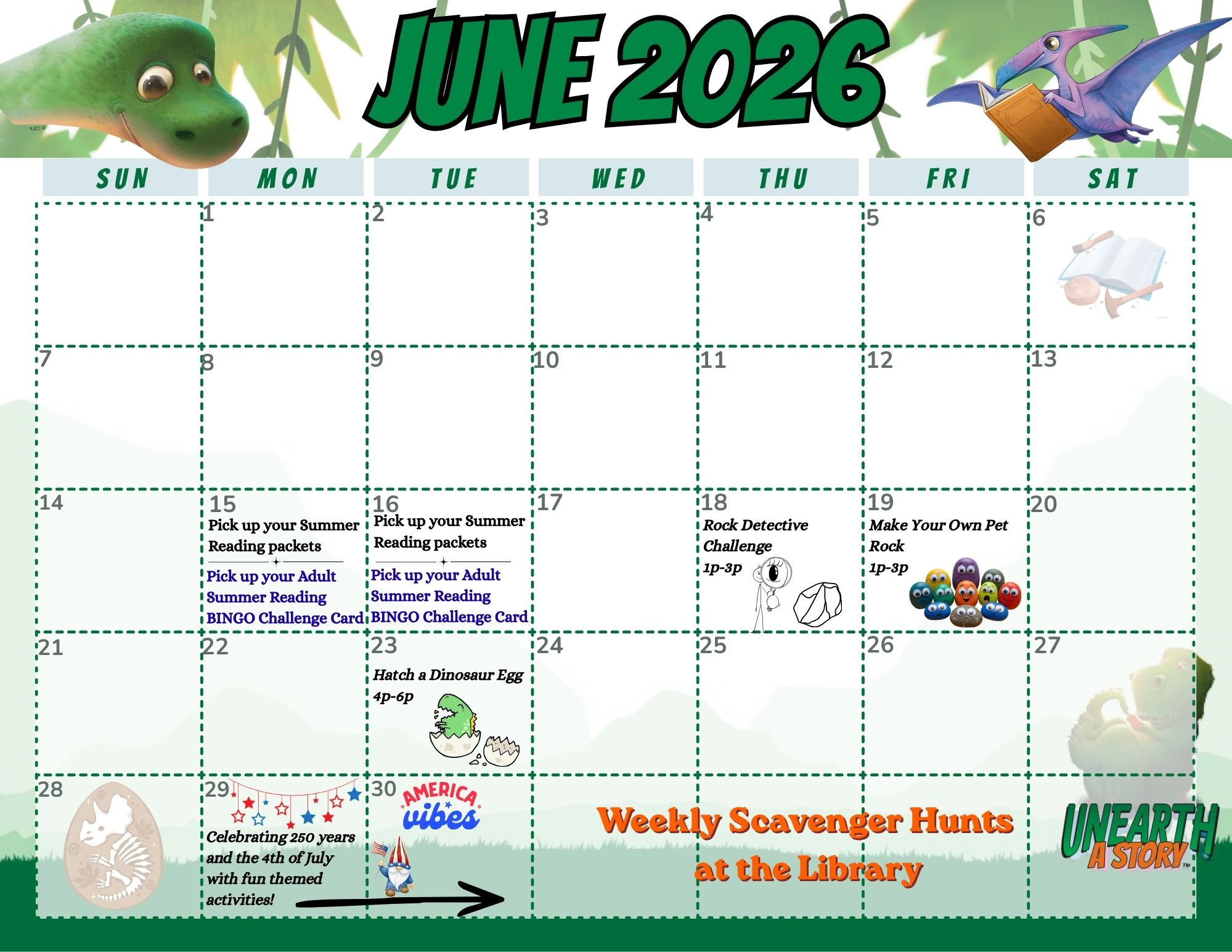 June Program Calender